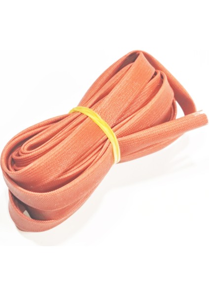 7mm H Class Cam Elyaf Örgü Silikon Izoleli Makaron 5 Metre, Çalışma -60/+250 Derece fırsatları