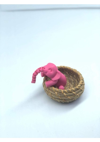 3D Hareketli Oyuncak Fil & Dekor - Pembe fiyatları