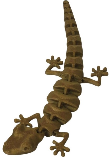 3d Hareketli Oyuncak Kertenkele - Altın Kahve modelleri