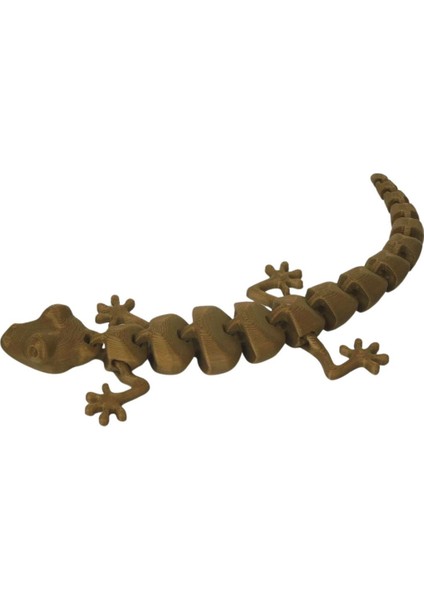 3d Hareketli Oyuncak Kertenkele - Altın Kahve fırsatları