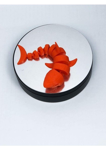 3d Hareketli Köpek Balığı Figürlü Oyuncak - Turuncu