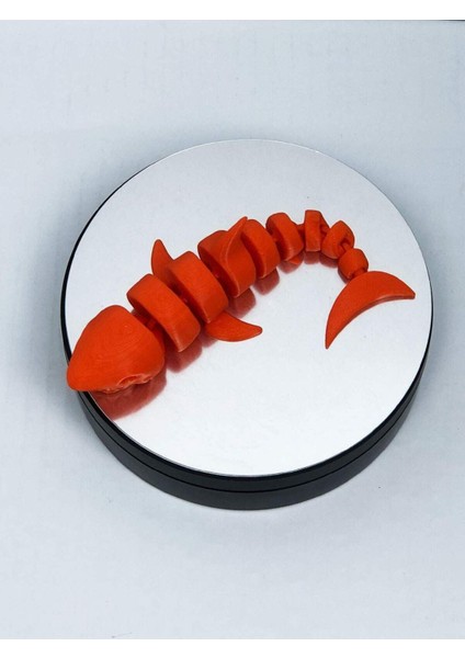 3d Hareketli Köpek Balığı Figürlü Oyuncak - Turuncu fiyatları