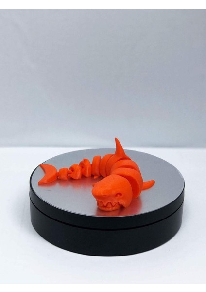 3d Hareketli Köpek Balığı Figürlü Oyuncak - Turuncu fırsatları