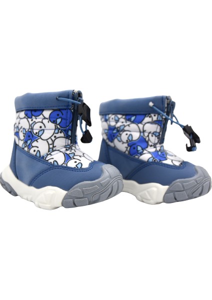 Melon Ortopedik Phon&termo Kaymaz Taban Çocuk Kar Botu Mavi