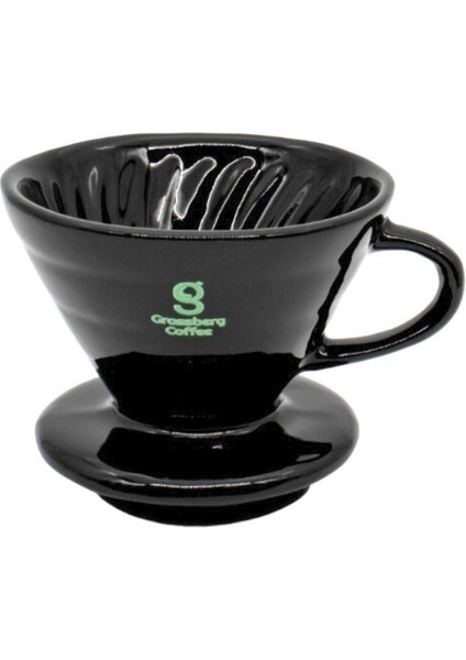 Grossberg Coffee V60 Dripper 3. Nesil Filtre Kahve Demleme Seti