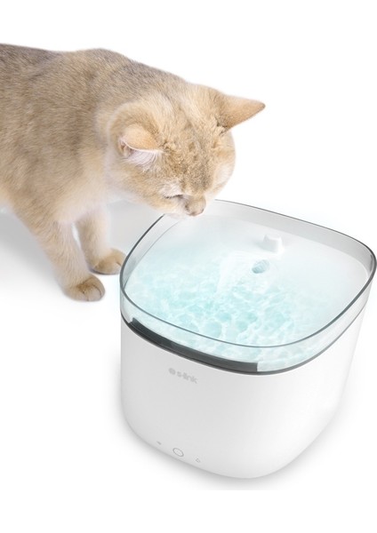 Tuya Uyumlu Wifi Smart Mini Pro Tuya Pet Fountain/ Su Kab S-Link 1.9 Litre Akıllı Pet Suluğu