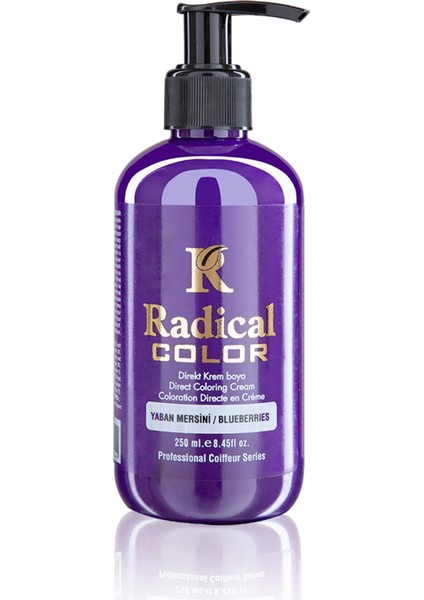 Radıcal Color Saç Boyası 250ML Yaban Mersini