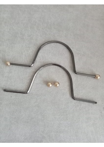 28*9 cm Uçları Gold Metal Vidalı Toplu Çanta Sapı-Çiftli fiyatları