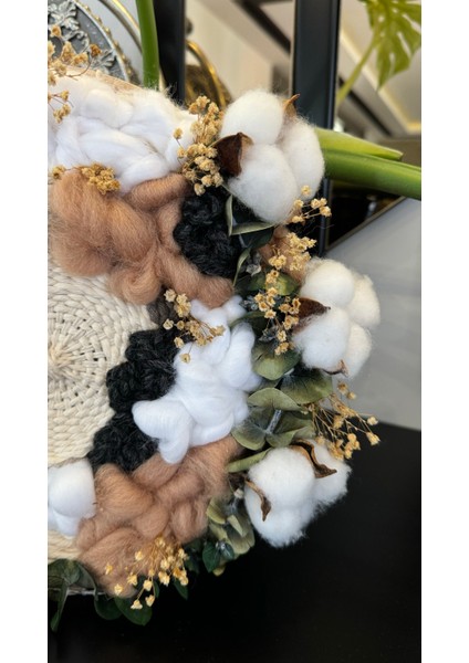 Pamuk Çiçeği ev duvar dekoru salon dekorasyon objeleri modelleri