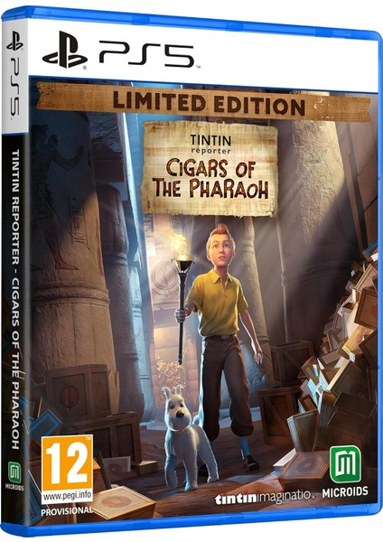 Tintin Reporter Cigars Of The Pharaoh Limited Edition Ps5 Playstation 5 Oyunu