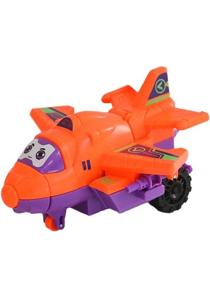 D400-35 Dönüşebilen Sürtmeli Uçak Robot -Birliktoys