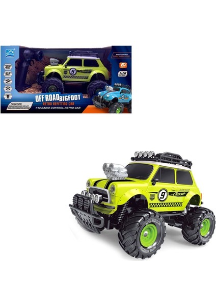 YD898-MT1820 Uzaktan Kumandalı Full Fonksiyon 1:18 Şarjlı 2.4g Sevimli Off-Road Mini Araba