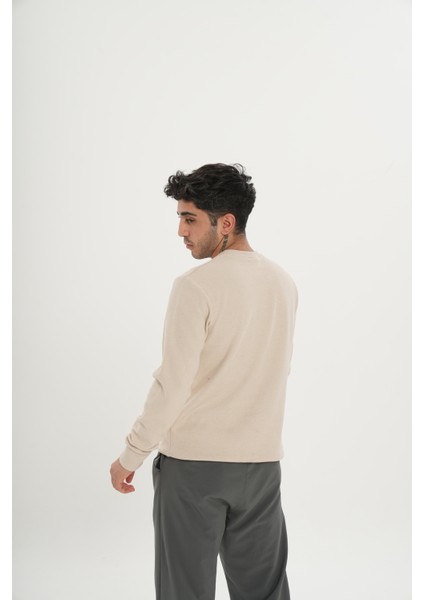 Unisex Pamuklu Bisiklet Yaka Sweatshirt modelleri