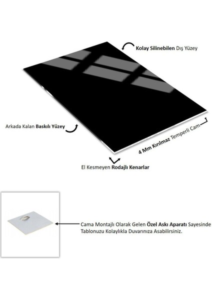 mor-Beyaz-Krem Abstract Model 01 |çerçeveli Temperli Cam Tablo Tekli Dikey