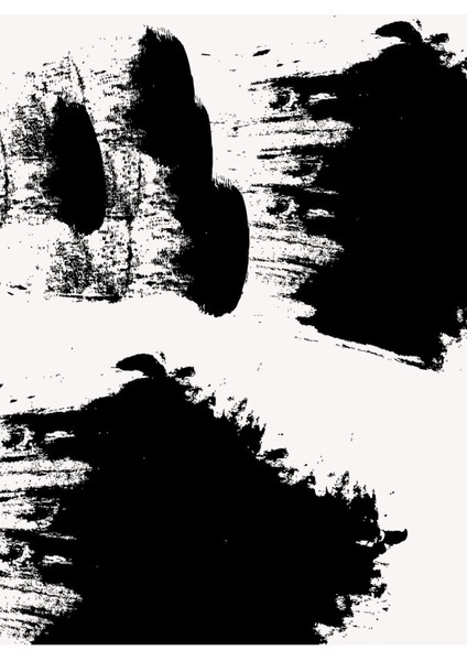 siyah-Beyaz Soyut Abstract Model 001 |çerçeveli Temperli Cam Tablo Tekli Dikey fiyatları