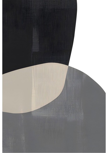 siyah-Gri Soyut Model 2 |çerçeveli Temperli Cam Tablo Tekli Dikey fiyatları