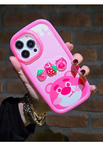 iPhone 15 Pro Max Uyumlu 3 Boyutlu Karakter Desenli Darbe Emici Özellikli Lüx Tam Koruyucu Kılıf