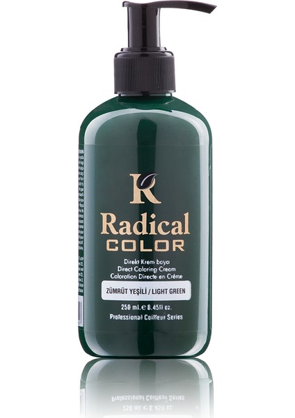 Radıcal Color Saç Boyası 250ML Zümrüt Yeşili