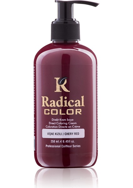 Radıcal Color Saç Boyası 250ML Vişne Kızılı