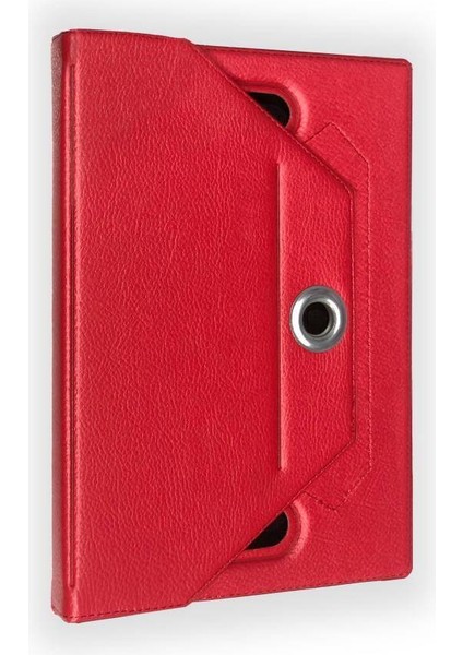 Türkcell Tab 8 Universal Dönerli Standlı Tablet Kılıfı Kırmızı