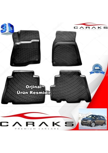 Tekno Trust Opel Antara 3D Paspas Havuzlu 2007 - 2011 Arası Siyah 4 Prç.