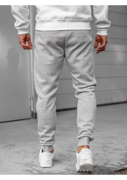 Erkek Siyah Eşofman Altı Pamuklu Slim Fit Dar Paça Jogger