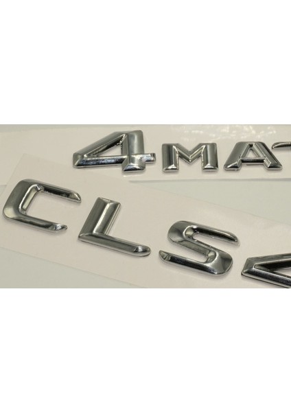 Benz Cls 400D 4matic Bagaj Krom Metal 3m 3D Yazı Logo