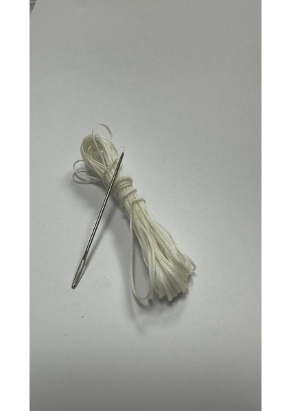 Direksiyon Kılıfı Dikmek Için Mumlu Ip ve Iğne 5 Metre Beyaz fiyatları