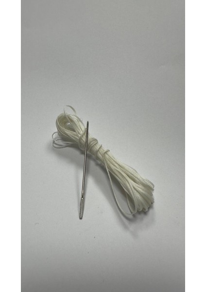 Direksiyon Kılıfı Dikmek Için Mumlu Ip ve Iğne 5 Metre Beyaz modelleri