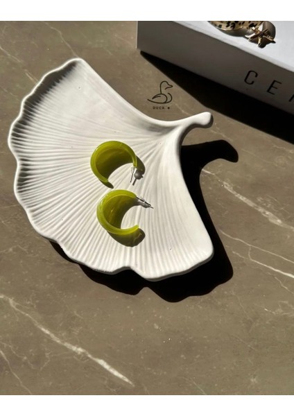 Yaprak Görünümlü Dekoratif Tabak