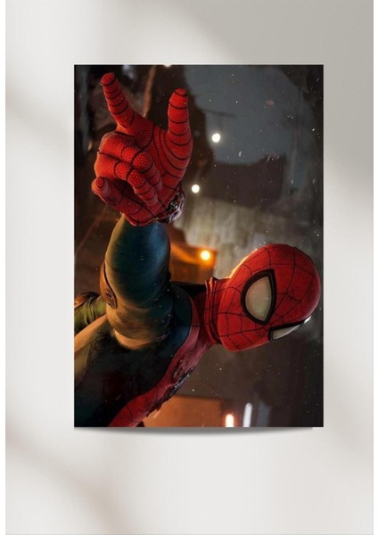 Spiderman 33 x 48 cm Poster Duvar Posteri Çift Taraflı Bant
