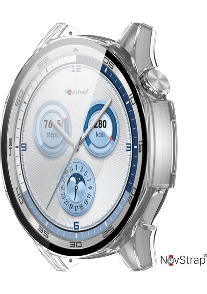 Huawei Watch Gt5 46MM ile Uyumlu Ekran Koruyucu Cam ve Kasa Koruyucu Kılıf Sert Polikarbon fırsatları