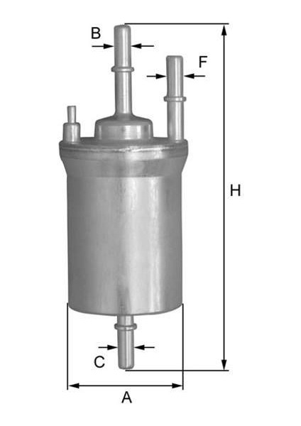 Yakıt Fıltresı (benzın) Golf V Jetta III Ibıza V Leon Toledo III Octavıa Eos Passat Polo Scırocco Touran Yetı