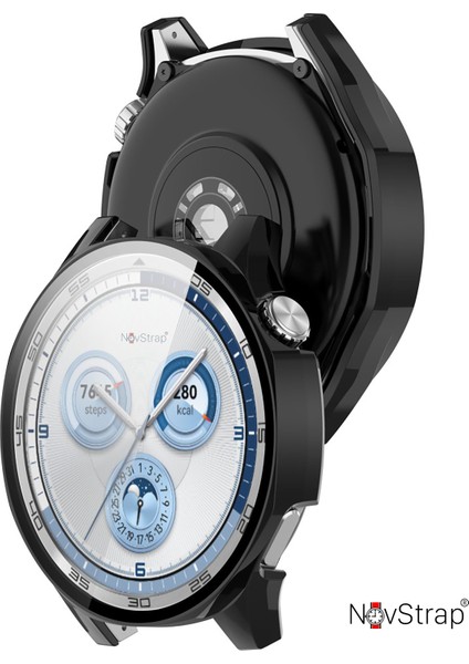 Huawei Watch Gt5 46MM ile Uyumlu Ekran Koruyucu Cam ve Kasa Koruyucu Kılıf Sert Polikarbon indirimleri