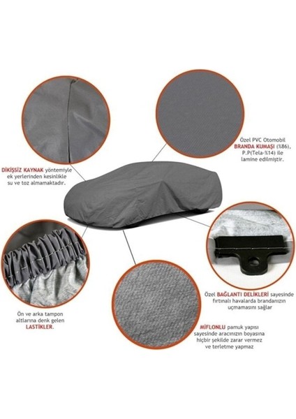 Tekno Trust Audi A4 Station Wagon Uyumlu Araç Brandası, Dış Örtü, ÇADIR2005 Sonrası
