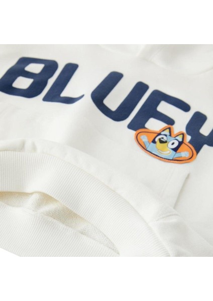 Bluey Baskılı Kapüşonlu Çocuk Eşofman Takımı fırsatları