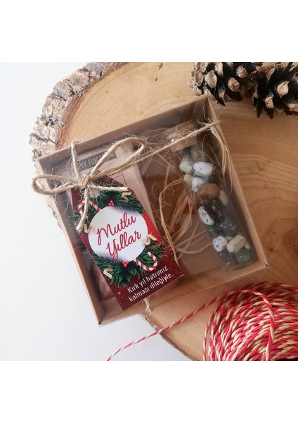 Yeni Yıl Yılbaşı Hediyesi Kutulu Kahve Draje Hediye 10 Adet modelleri