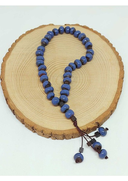 Anadolu Toprağı Serisi 33’lük Mavi Renk Seramik Boncuk Tesbih 8-9mm (54298) modelleri