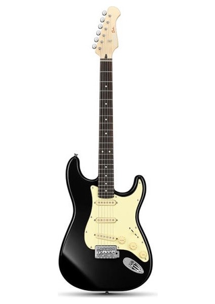 DST-600 Elektro Gitar (Siyah)
