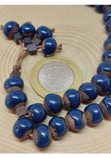 Anadolu Toprağı Serisi 33’lük Lacivert Renk Seramik Boncuk Tesbih 8-9mm (54294) modelleri