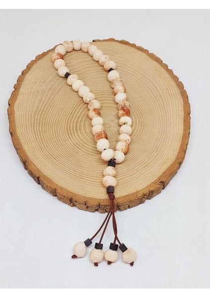 Anadolu Toprağı Serisi 33’lük Kahverengi Renk Seramik Boncuk Tesbih 8-9mm (54310) fırsatları