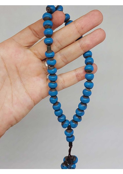 Anadolu Toprağı Serisi 33’lük Mavi Renk Seramik Boncuk Tesbih 8-9mm (54274) fiyatları
