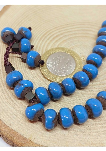 Anadolu Toprağı Serisi 33’lük Mavi Renk Seramik Boncuk Tesbih 8-9mm (54274) modelleri