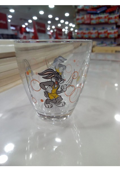 Bugs Bunny Baskılı 2'li Cam Bardak