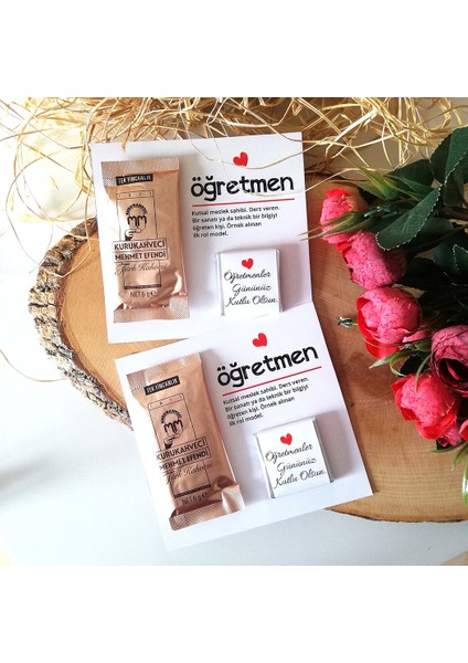 Öğretmenler Günü Hediye Kahve Çikolata Hediyelik 15 Adet fiyatları