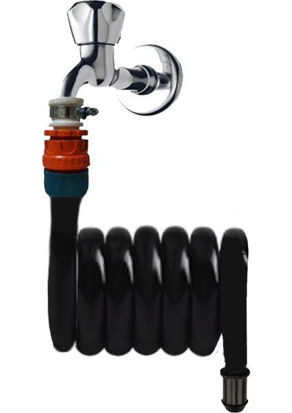 Spiral Wc Taharet Hortum Matik ve Wc Banyo Yıkama Setleri Yeni Siyah Inci fiyatları