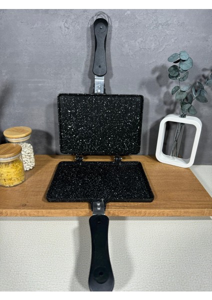 Granit Ocak Üstü El Tostu Tost Tavası Tost Makinesi