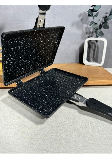 Granit Ocak Üstü El Tostu Tost Tavası Tost Makinesi