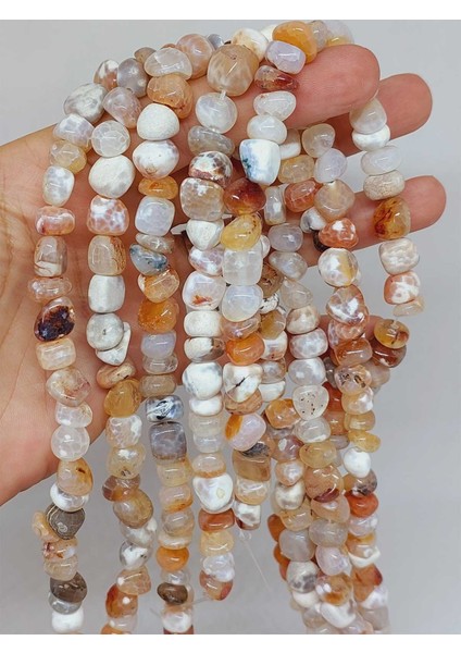 Akik Taşı Şekilsiz Doğal Taş Dizi (54442)