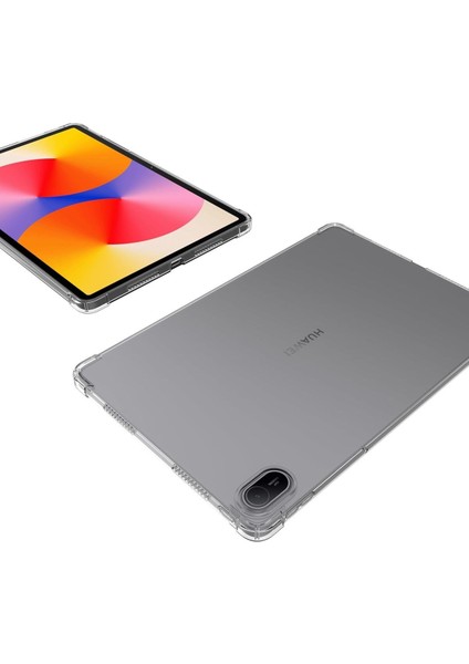 Huawei Matepad Se 11 Inç Kılıf Şeffaf Köşe Korumalı Crystal Clear Silikon Kapak AGS6-W00 AGS6-W09